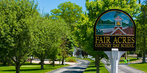 Fair Acres Sign