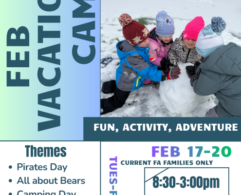 Green and Blue Illustrative Summer Camp Instagram Post